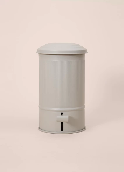The Mia Stripe Mutfak ve Banyo Çöp Kovası Bej 5 Lt - 3