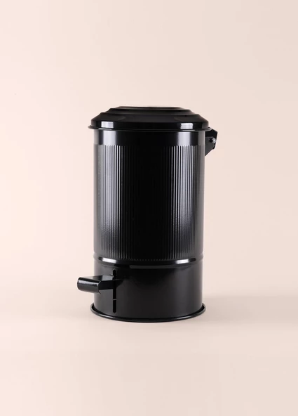 The Mia Stripe Mutfak ve Banyo Çöp Kovası Siyah 5 Lt - 4