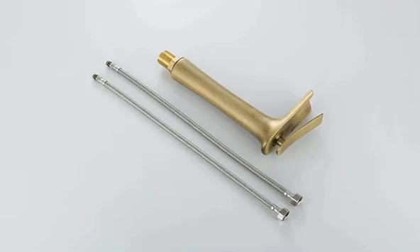 Antik Rustik Gold Çanak Şelale Lavabo Bataryası Nostaljik Özel Seri - 6