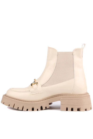 Shoetyle - Bej Renk Kadın Bot 360-1541 - 4