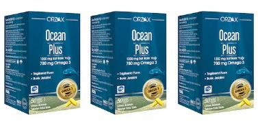Ocean Plus 1200 mg 50 Kapsül 3 Adet ürün görseli