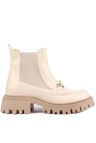 Shoetyle - Bej Renk Kadın Bot 360-1541 - 2