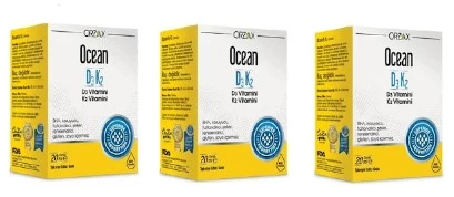 Ocean D3k2 Damla 20 ml 3 Adet