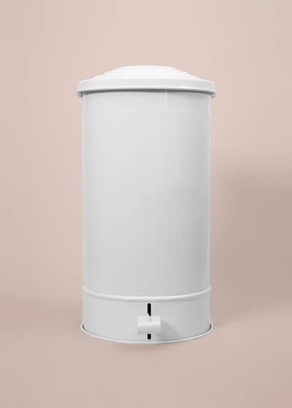 The Mia Stripe Mutfak Çöp Kovası Beyaz 24 Lt - 3