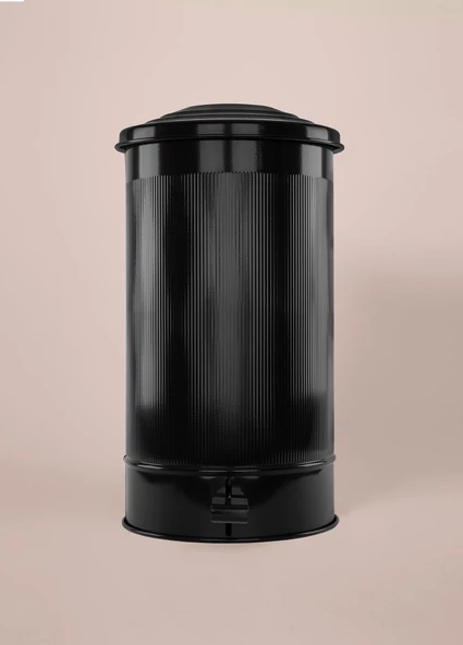 The Mia Stripe Mutfak Çöp Kovası Siyah 24 Lt - 3