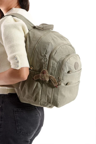 571 collections Ultra Hafif Çok Cepli Orta Boy Sırt Çantası Unisex Vizon (Model: 571-4C) - Resim 2