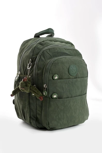 571 collections Ultra Hafif Çok Cepli Orta Boy Sırt Çantası Unisex Yeşil (Model: 571-4C) - Resim 4