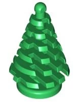 Lego 2435 Bitki, Çam Ağacı Küçük 2x2x4 (Yeşil) (5 Adet)
