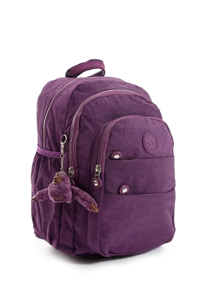571 collections Ultra Hafif Çok Cepli Orta Boy Sırt Çantası Unisex Mor (Model: 571-4C) - Resim 4