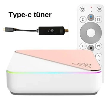 Homatics Box R 4k Plus Lisanslı Android Tv Box (4Gb Ram / 32Gb Depolama) + Type-c Dvbs2 Tuner - 4