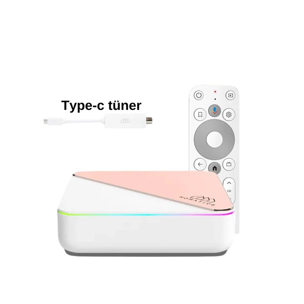 Homatics Box R 4k Plus Lisanslı Android Tv Box (4Gb Ram / 32Gb Depolama) + Type-c Dvbs2 Tuner