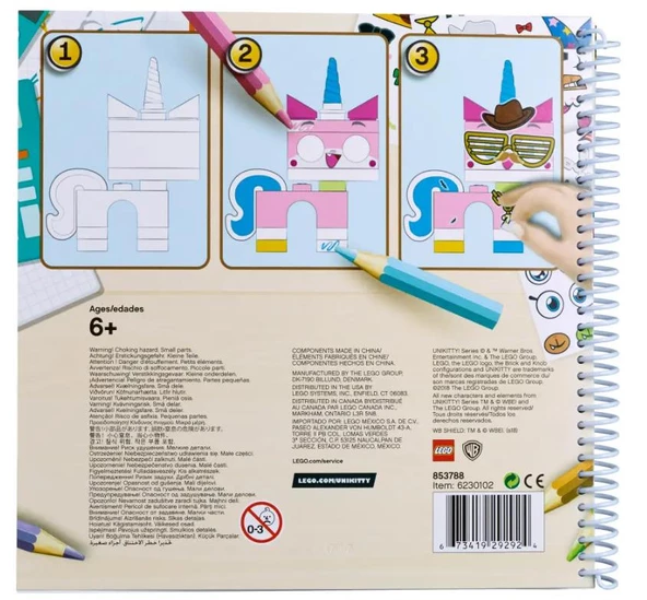 Lego Unikitty™ Activity Book 853788 - Sticker Boyama Kitabı - Resim 4