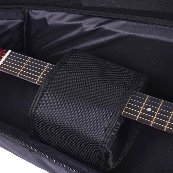 Wagon Case 04 Serisi Akustik Dreadnought Gitar Çantası – Siyah - 3