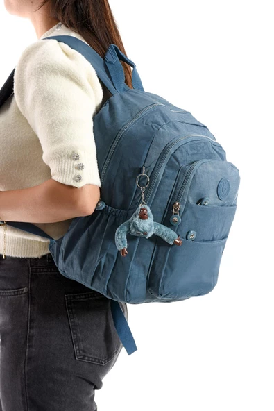 571 collections Ultra Hafif Çok Cepli Orta Boy Sırt Çantası Unisex Mavi (Model: 571-4C) - Resim 2