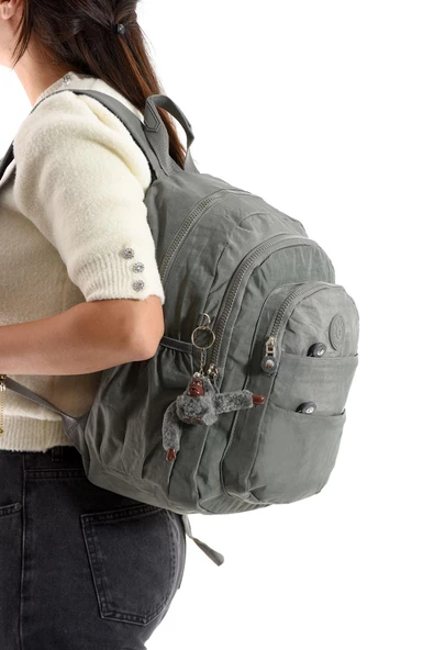 571 collections Ultra Hafif Çok Cepli Orta Boy Sırt Çantası Unisex Gri (Model: 571-4C) - Resim 2