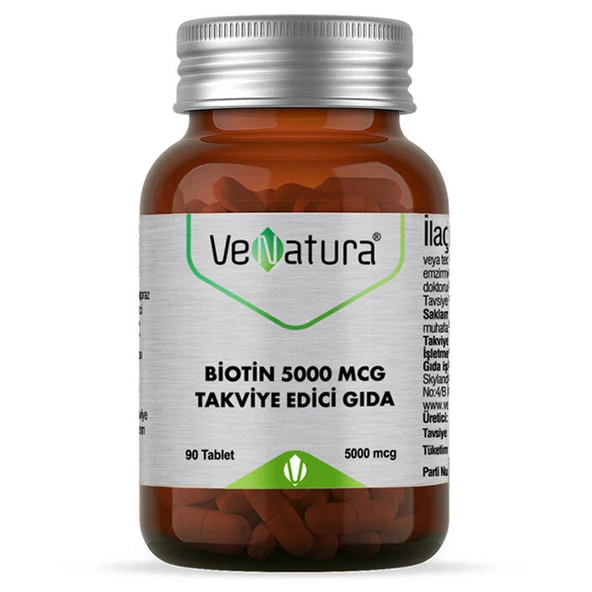 Venatura Biotin 5000 mcg 90 Tablet