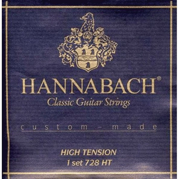 Hannabach 7288HT Custom Made High Tension Klasik Gitar Teli (3\'lü Treble Set