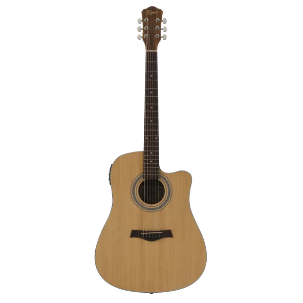 Kozmos IW-240CE Elk.Akustik Gitar, Natural Renk