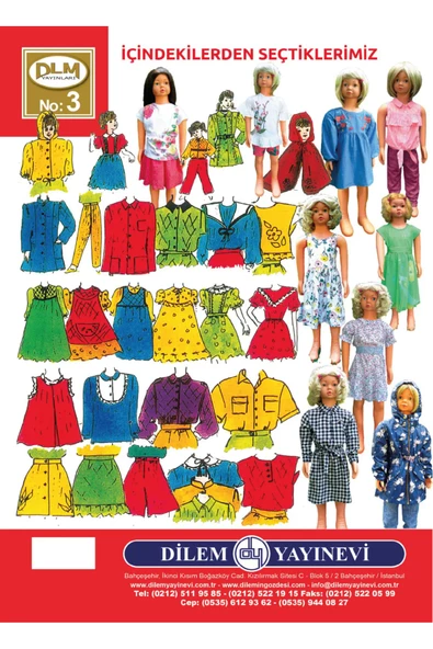 Güler Erkan 0-13 Yaş Provasız Ana Beden Çocuk Giyim Kalıpları No:3 - 2