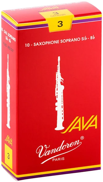 Vandoren SR303R Si Bemol Soprano Sax Java Kamış (10Lu) No.3 ürün görseli 1