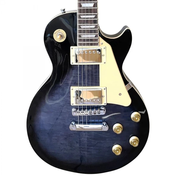 Madison MEG-LPF-TBK Trans Siyah Elektro Gitar ürün görseli 1