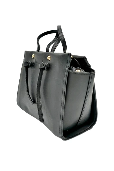 Nova Siyah Mini City Ayarlanabilir Askılı Kadın El Ve Omuz Çantası - Resim 2