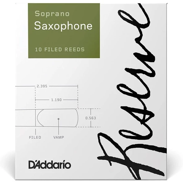 D\'Addario Woodwinds Reserve DIR1020 Soprano Saksafon Kamışı No: 2