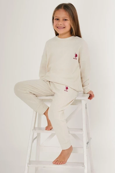 U.S. POLO ASSN. KIZ ÇOCUK EŞOFMAN TAKIMI US1638-G - 2