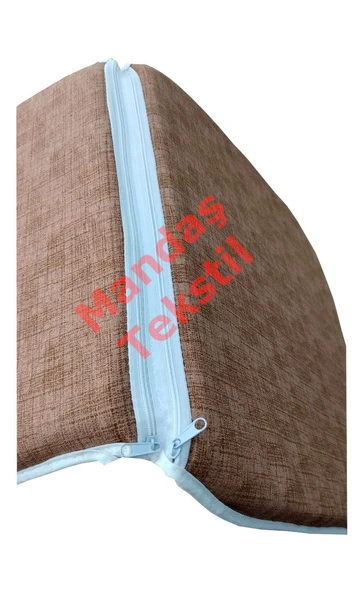 1 Adet Mandaş Midi Sandalye Minderi, Bahçe Sandalye Minderi-Kahverengi - 2
