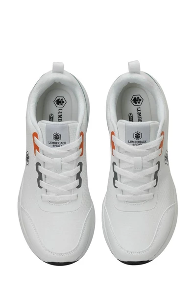 Lumberjack MURRY 4PR 101876087 Erkek Yürüyüş ve Koşu Ayakkabısı Beyaz Mavi 40-45 - Resim 4