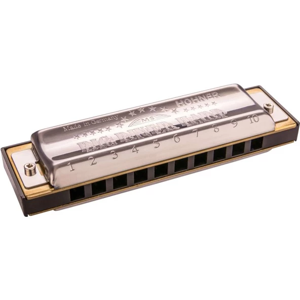 Hohner M590046X 590 Big River MS-Series Mi Bemol Majör Mızıka