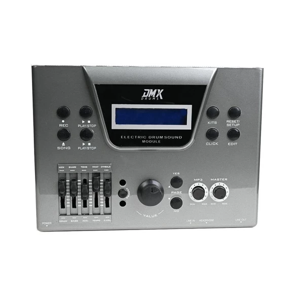 DMX Drums DM905 Mesh Derili Elektro Davul Seti - Resim 4