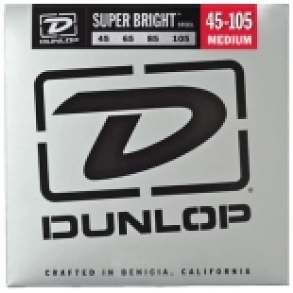 Jim Dunlop DBSBS45105 Super Bright 4 Telli Bas Gitar Teli (45-105) - 1