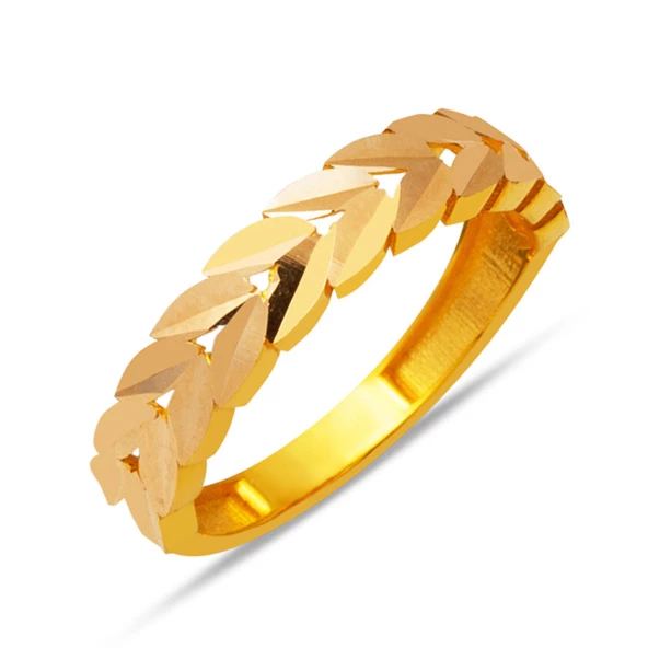 Başak Burmalı 14 Ayar Altın Yüzük ürün görseli 1