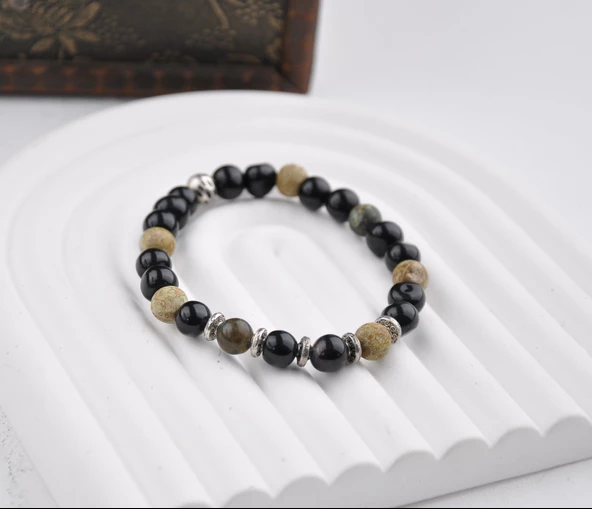 10 MM Onix Doğal Taş Unisex Bileklik