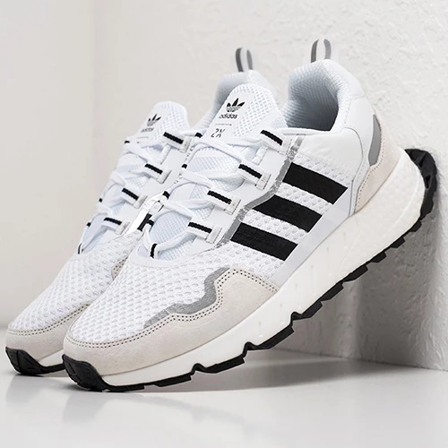 ADIDAS ZX 1K BOOST SNEAKERS WHITE - 4