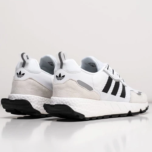 ADIDAS ZX 1K BOOST SNEAKERS WHITE - 3