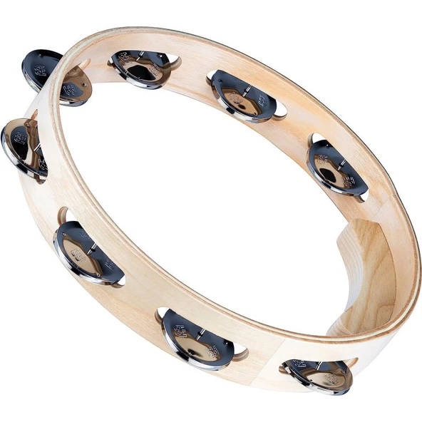 Meinl AE-ATA1S Ash Shell Steel Jingle 1-row 10\" Artisan Tamburin - 1