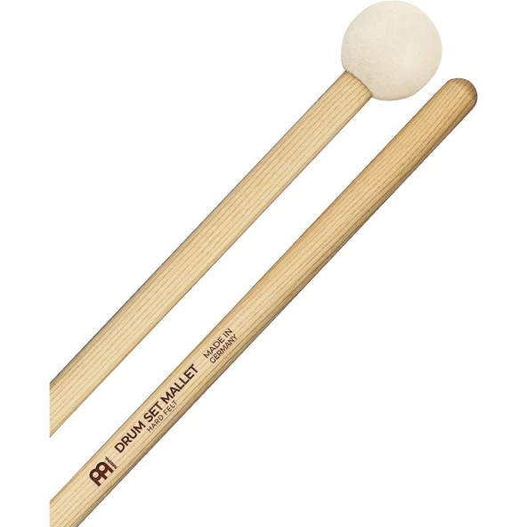 Meinl SB402 Drum Set Mallet Hard Felt Tip (5A Hickory Handle)