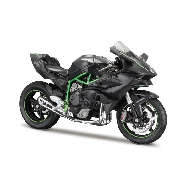 MAY 39025 Kawasaki Ninja H2 R Motosiklet 1:18 -Necotoys - 5
