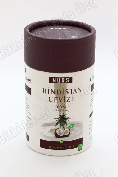 Hindistan Cevizi Yağı 120 gr %100 Saf Soğuk Sıkım