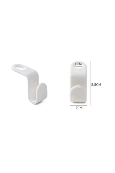 Askı Çoğaltıcı Çok Amaçlı Pratik Düzenleyici Kıyafet Askı Çoğaltma Klips 10 Adet - 4