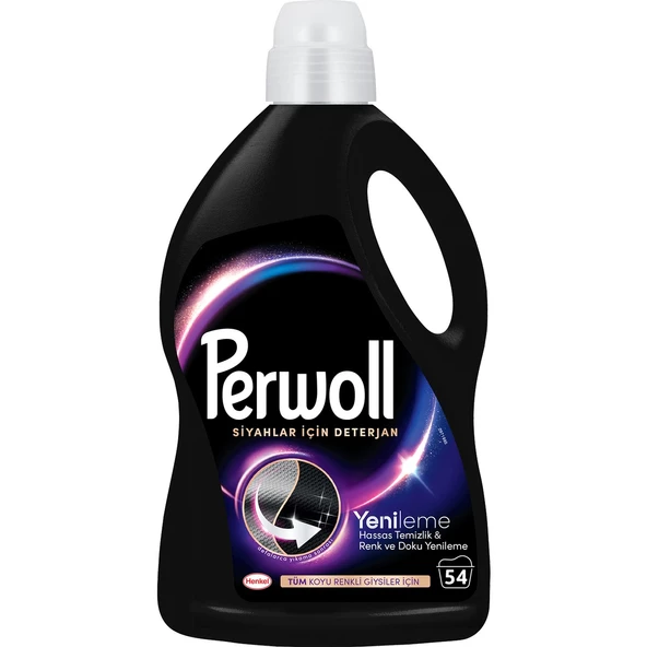 Perwoll Geliştirilmiş Siyah Sıvı Çamaşır Deterjanı 2970 Ml