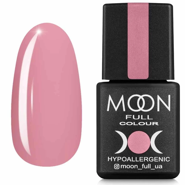 Moon Full Kalıcı Oje Yarı Şeffaf Nude Gül Kurusu No:17 - 1