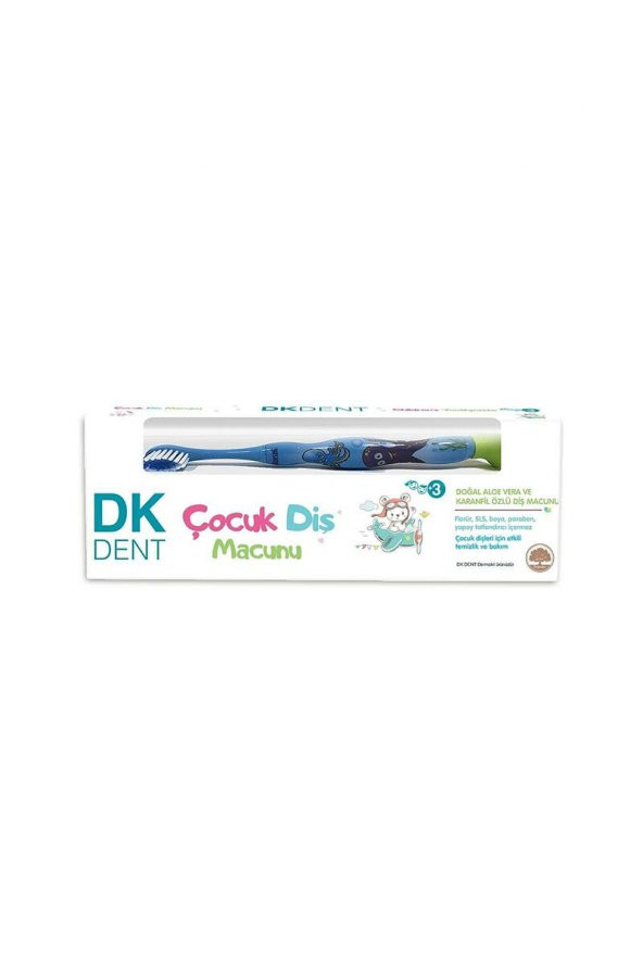 Dent Çocuk Diş Macunu Diş Fırçalı 50 ml