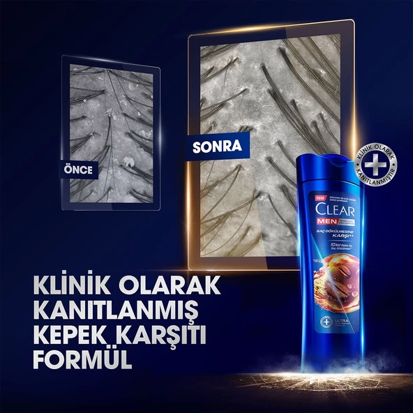 Clear Men Kepeğe Karşı Etkili Şampuan Saç Dökülmesine Karşı 350 Ml - 4