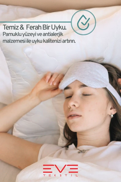 10 Adet Diamant Plus Kılıflı Fermuarlı Yıkanabilir Antialerjik Silikon Elyaf Yastık 50x70cm 800 gr - 7