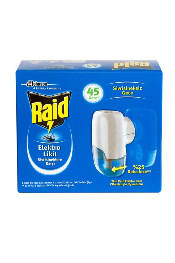 Raid Elektrolikit Sinek Kovucu 45 Gün Sistem - 1