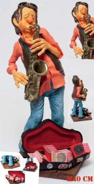 FORCHINO-Forchino Biblolar-SAKSAFON CALAR-19x23x40 CM-JFO85518 ürün görseli