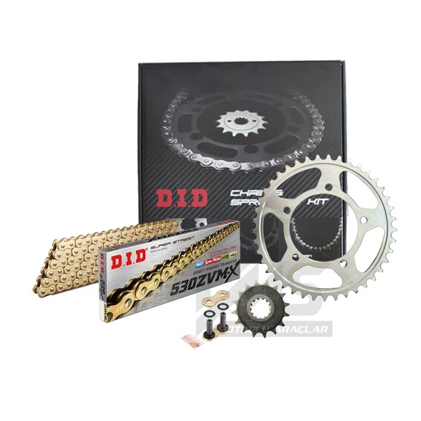 Did Zvm-x-Sunstar 2001-2006 Suzuki GSX-R 1000 Uyumlu Zincir Dişli Set Gold (Sarı) Renk - 3